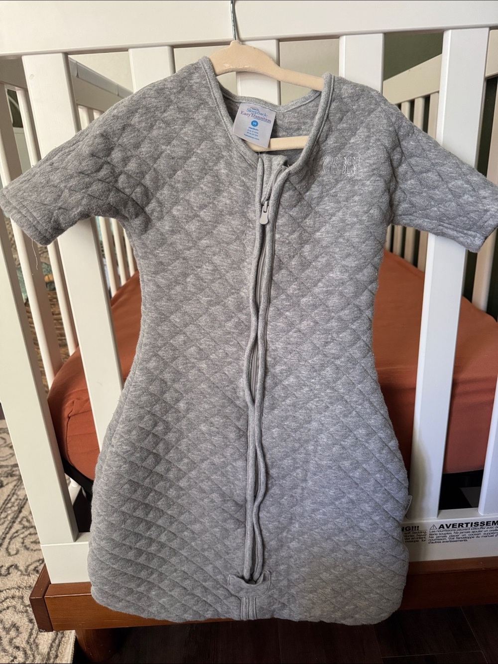 Halo SleepSack EasyTransition Heather Gray Baby Wearable Blanket